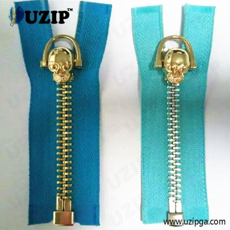 fancy zipper slider and metal zippers for jackets 2
