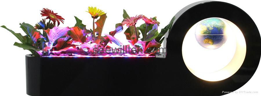 ZT06 LED mini garden with Bluetooth Speaker, levitation tellurion