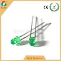 Hot sales light source led light high green color 3mm side emitting led diode