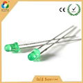 Hot sales light source led light high green color 3mm side emitting led diode