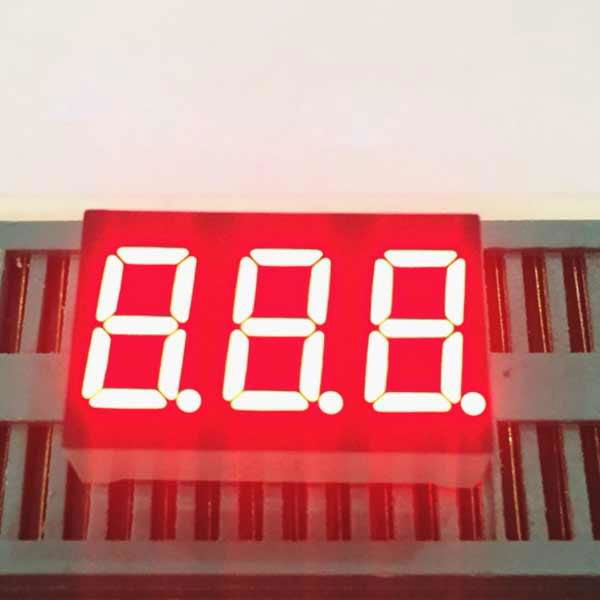 0.56" 3digit 7 segment led dispaly with super red on stock 3