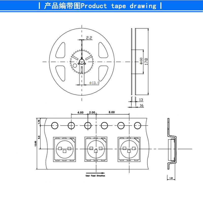 Factory Price 5050RGB SMD LED Components Surface Mounted Devices 5