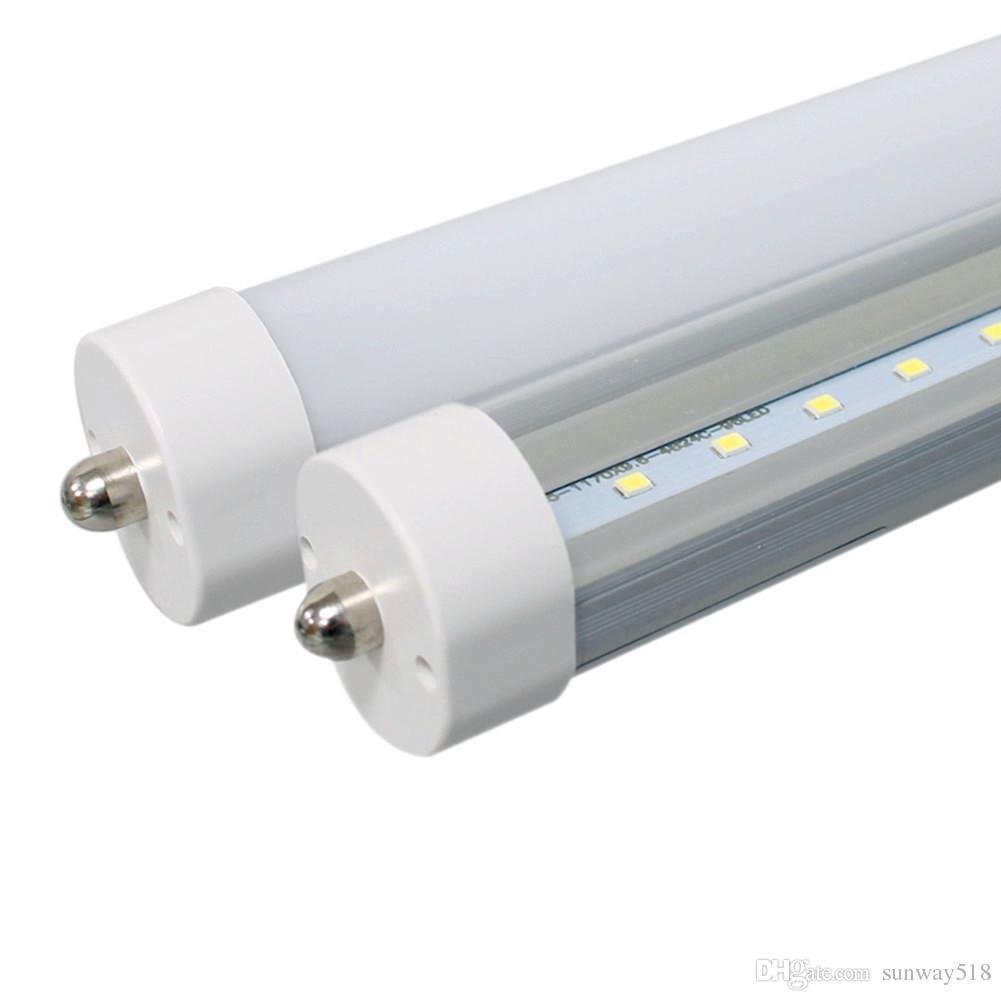 8ft single pin led tube light light fa8 base white color 45w free shipping 2