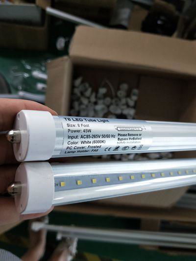 8ft single pin led tube light light fa8 base white color 45w free shipping 4
