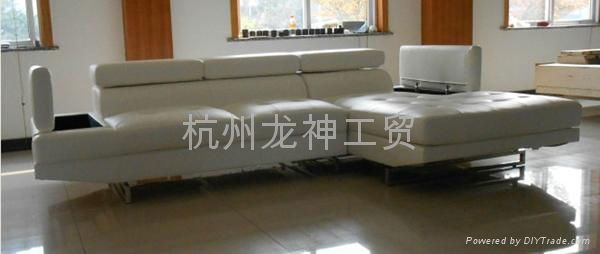 Provide PU Sofa or bonded leather sofa 