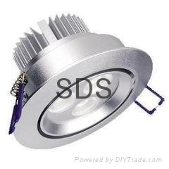 SDS series 3W LED down light  (Warm White 4000k-6000k)