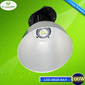 100W CE&RoHs Bridgelux chips Meanwell driver highbay light with 3 years warranty 3