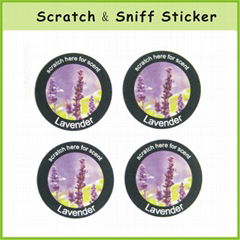 Custom Scent Scratch and Sniff Sticker