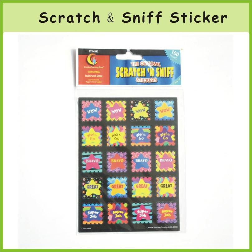 Custom Scent Scratch and Sniff Sticker 3
