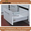 new product 150MM high quality soft closing drawer slide for kitchen cabinet