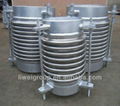 double bellows lateral movement stainless steel expansion joint 3