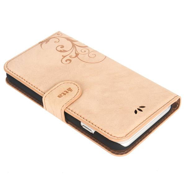 PU Leather Cell Phone Case For iPhone 6 Plus With Credit Card Holder 2