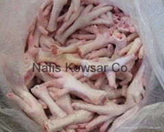 Processed chicken feet