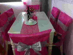 PET Nonwoven Chair Covers And Table Decorations