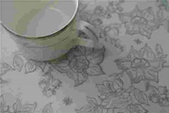 Flower Printed Cotton Table Runner