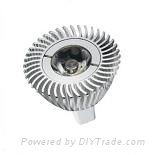 GX Die Casting Aluminium housing For 65Ra Epistar 3w mr16 led spot lighting IP40