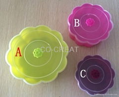 SET OF 3 FLOWER BOX WITH COVERS