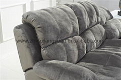 2015 newly design microfiber recliner sofa furniture sofa set