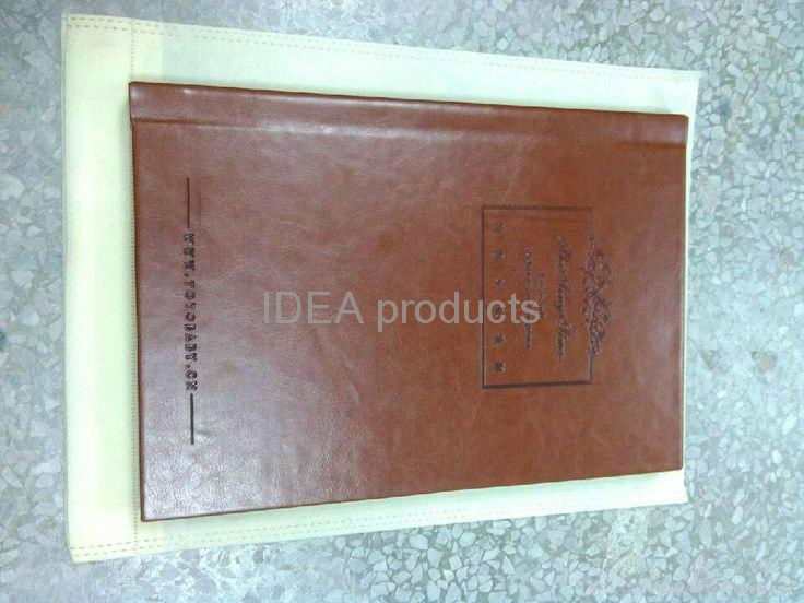 Leather album(stamping words) 2