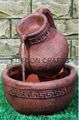 Jar fountain for outdoor or indoor