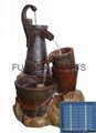Solar waterfull fountain with frp material 2