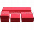 Red plastic jewelry box 1