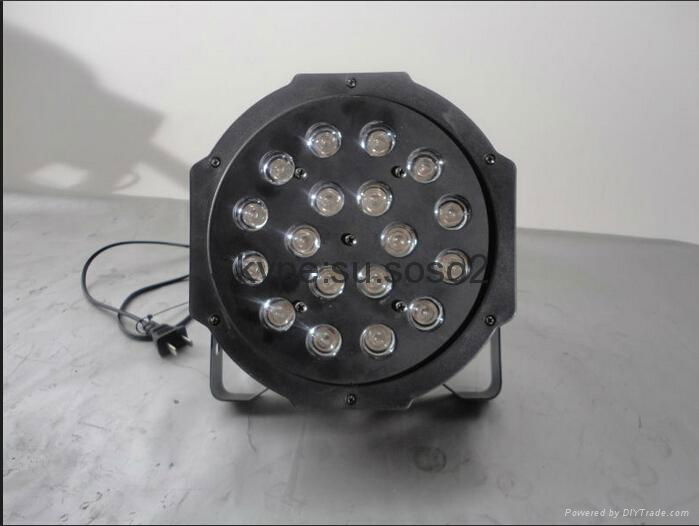 18pcs 1w led slim par light cheaper to sale  3