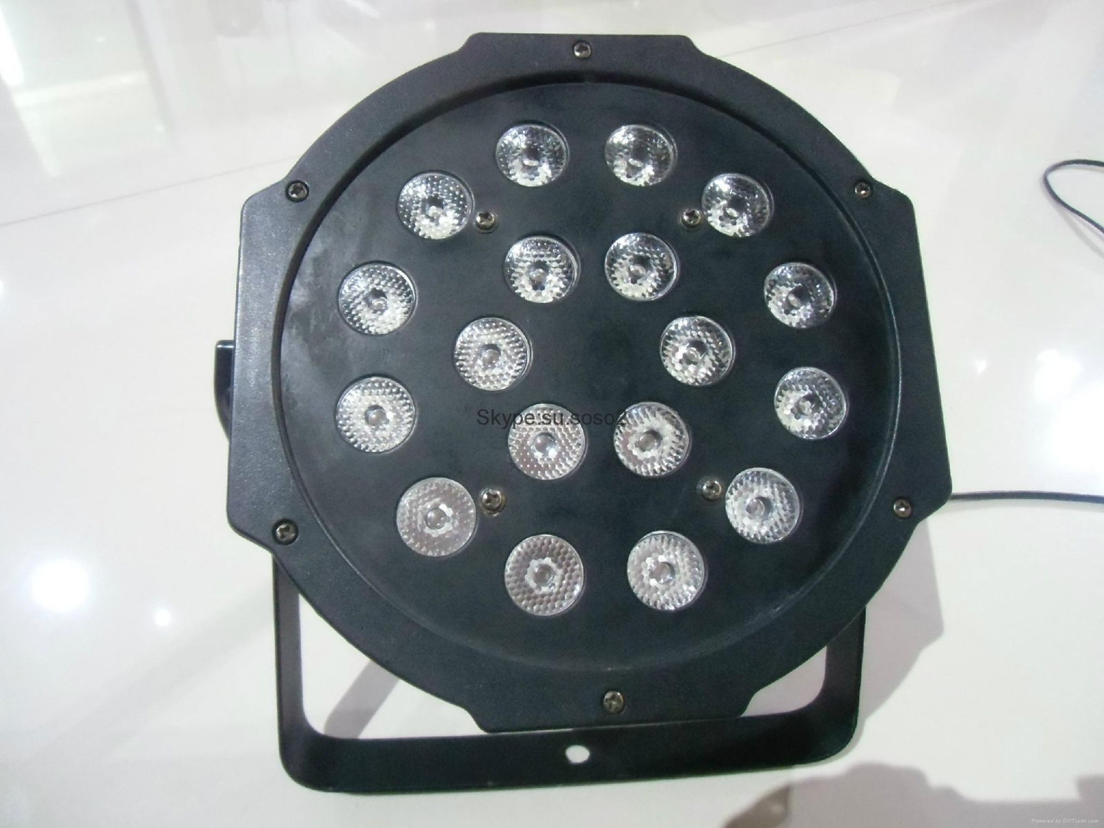 18pcs 1w led slim par light cheaper to sale  4