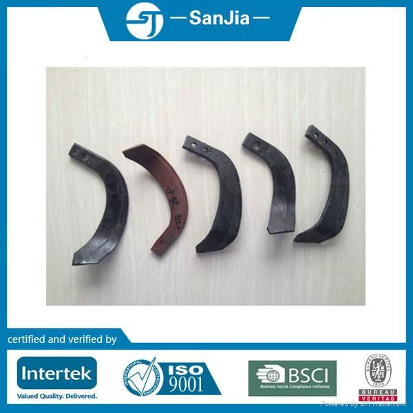 Farm machinery rotary tiller parts rotavator blades