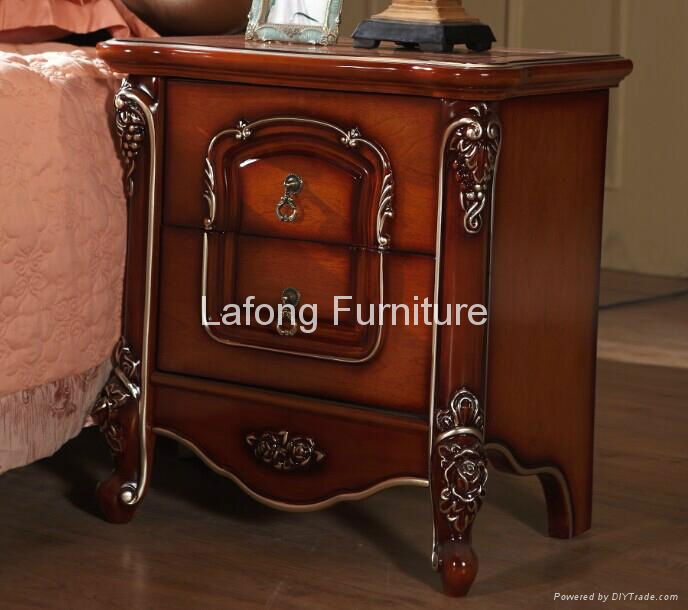 Good quatity in french style royal bedroom furniture set 3