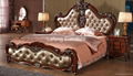 Good quatity in french style royal bedroom furniture set