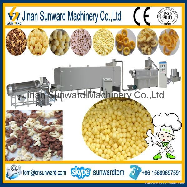 Stainless Double Screw Snack Food Extruder, Snack Extruder With CE