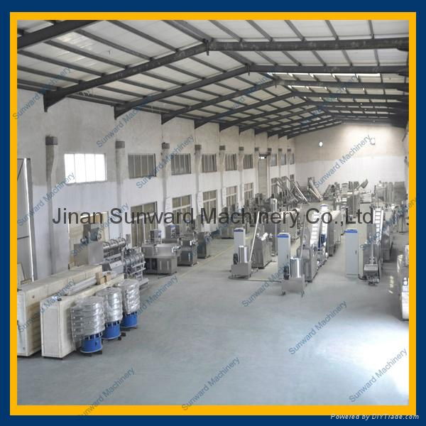 Stainless Double Screw Snack Food Extruder, Snack Extruder With CE 2