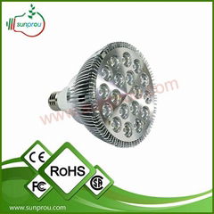 Par38 E27 plant led grow light bulbs with Aluminum alloy radiator