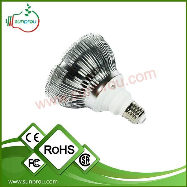 Par38 E27 plant led grow light bulbs with Aluminum alloy radiator 5