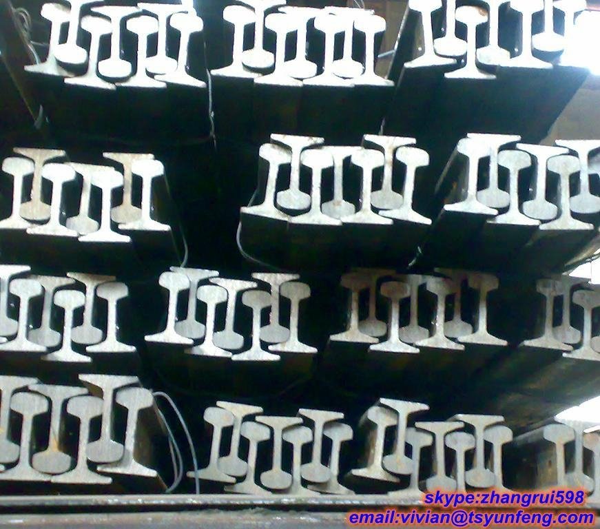 GB JIS BS standard rail steel light rail steel from china manufacture 3