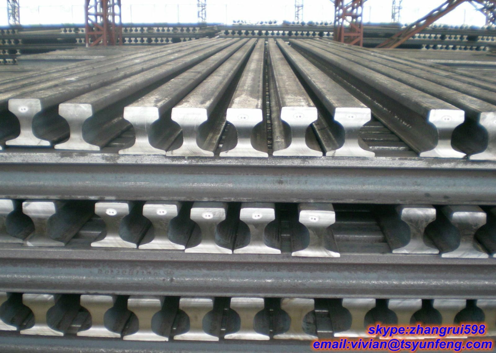 GB JIS BS standard rail steel light rail steel from china manufacture 4