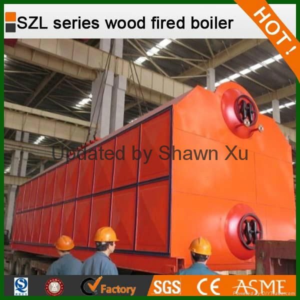 Best Selling! 6-35 T/H Coal Fired Steam Boiler SZL Double Drums Series Chain Gra 3