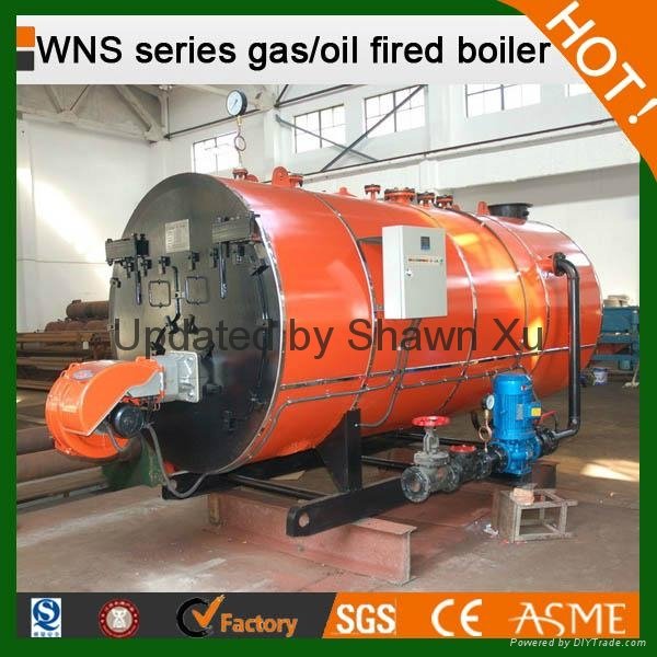 1-15 T/H Diesel Fired Boiler of WNS Series Fire Tube Type Hot Water or Steam Boi 3