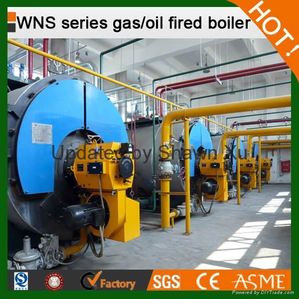 1-15 T/H Diesel Fired Boiler of WNS Series Fire Tube Type Hot Water or Steam Boi 5