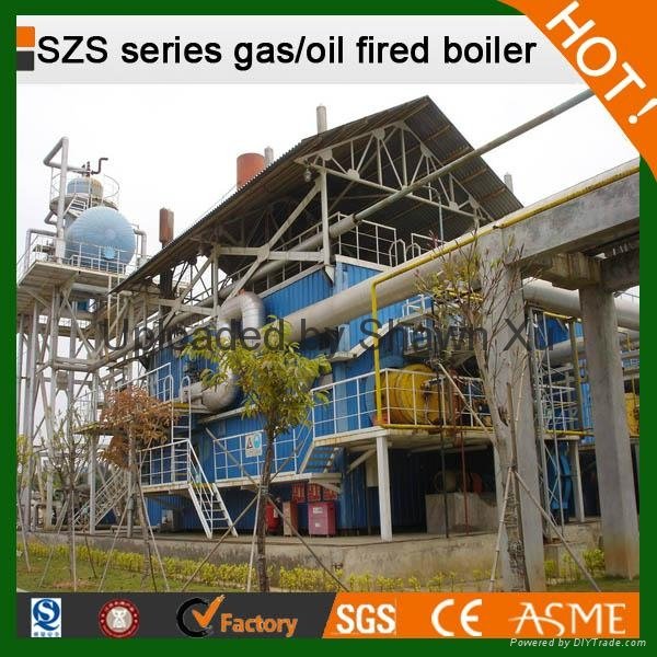 10-75 TPH SZS Series Water Tube Natural Gas Fired Steam Boiler  3