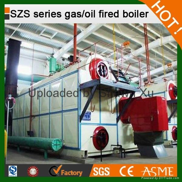 10-75 TPH SZS Series Water Tube Natural Gas Fired Steam Boiler  4