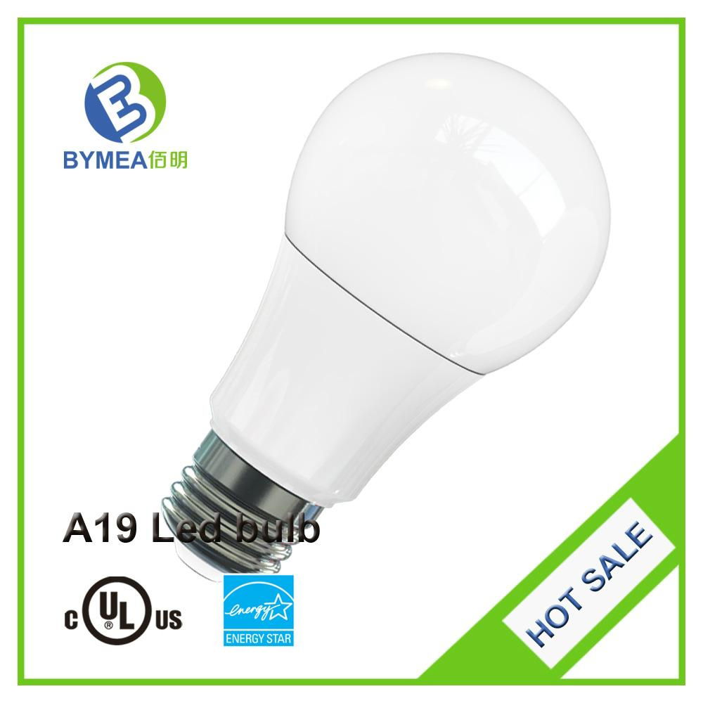 A19 LED BULB 5000k dimmable e26 bymea LED BULB light  110v 6w 5000k 