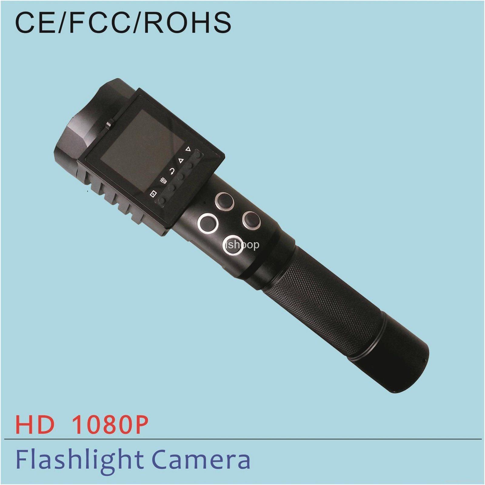 1080p wearable flashlight police camera alibaba china