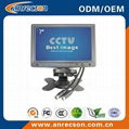 Plastic 7 inch CCTV LCD monitor 1