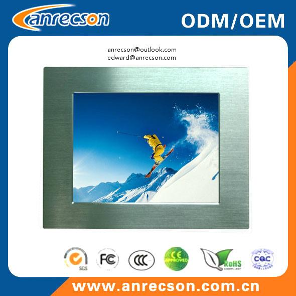 R   ed 17'' industrial embedded mount touch screen LCD monitor