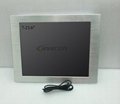 15'' industrial touch screen LCD monitor with DVI VGA input 3