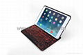 Folding bluetooth keyboard for iPad mini with 7 color back lights 3