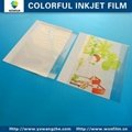 A4 colorful inkjet film 2