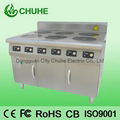 commercial induction range cooker 